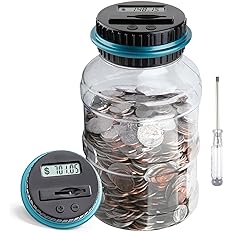 Digital Coin Counter - Savings Jar