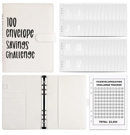 100 Envelopes Savings Binder